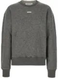 Alexander McQueen logo-plaque sweater - Grey
