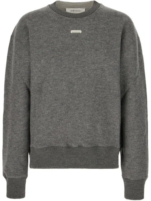 Alexander McQueen グレー セーター 27654304_58265072_600.jpg