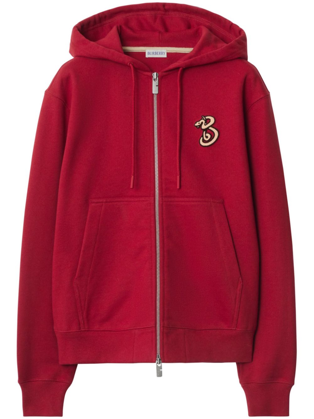 B Snake zip hoodie