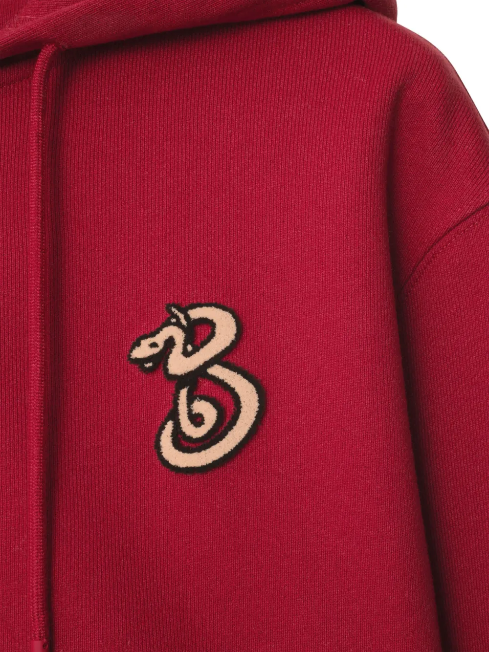 Burberry B Snake zip hoodie - Rood