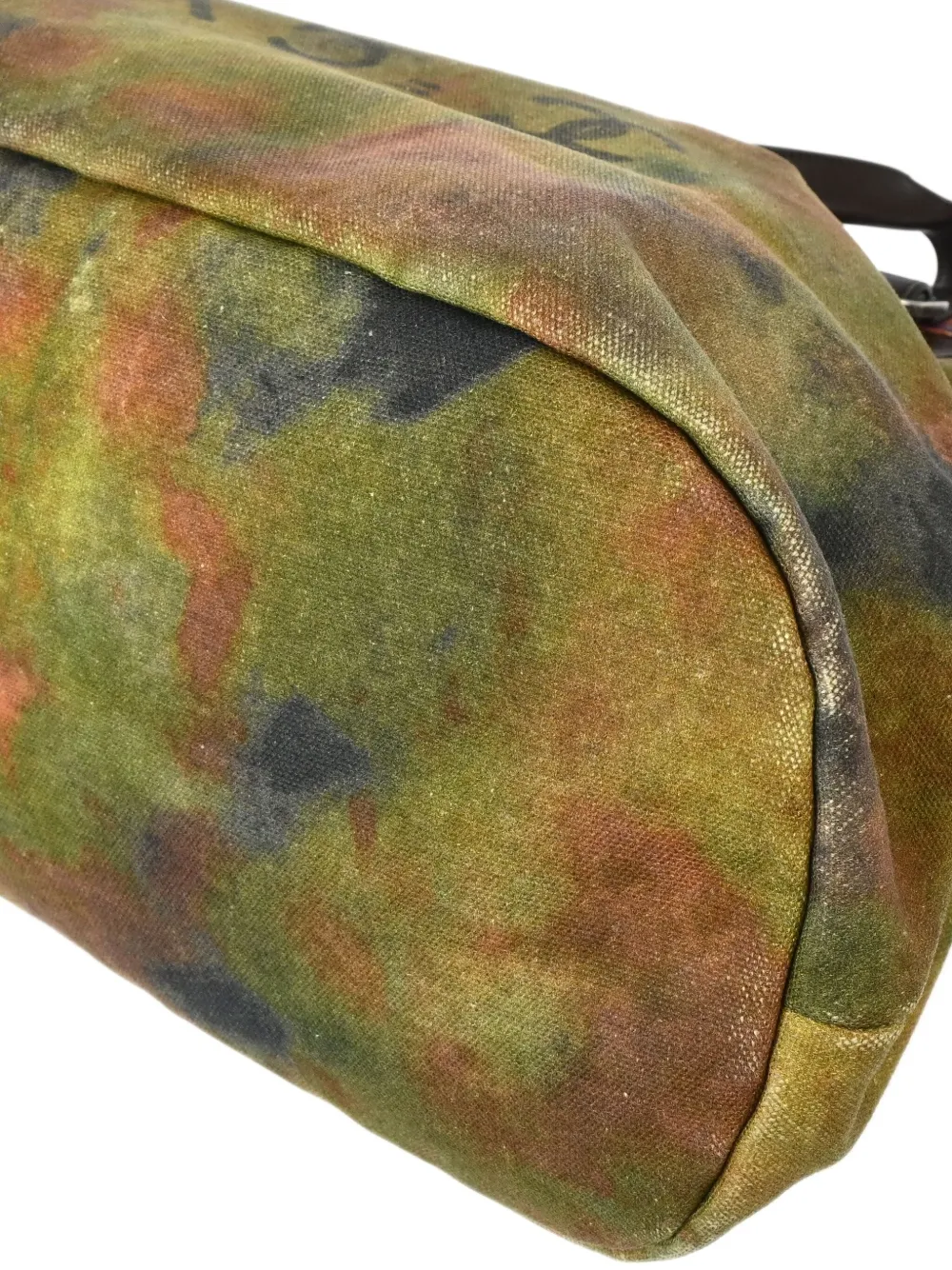 Pre-owned Chanel 2015 Graffiti On The Pavement Tote Bag In Green