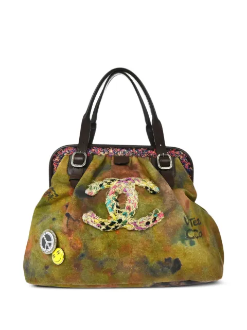 CHANEL Pre-Owned 2015 Graffiti On The Pavement tote bag 21104173 - 0