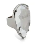 VETEMENTS Pear Crystal ring - Silver