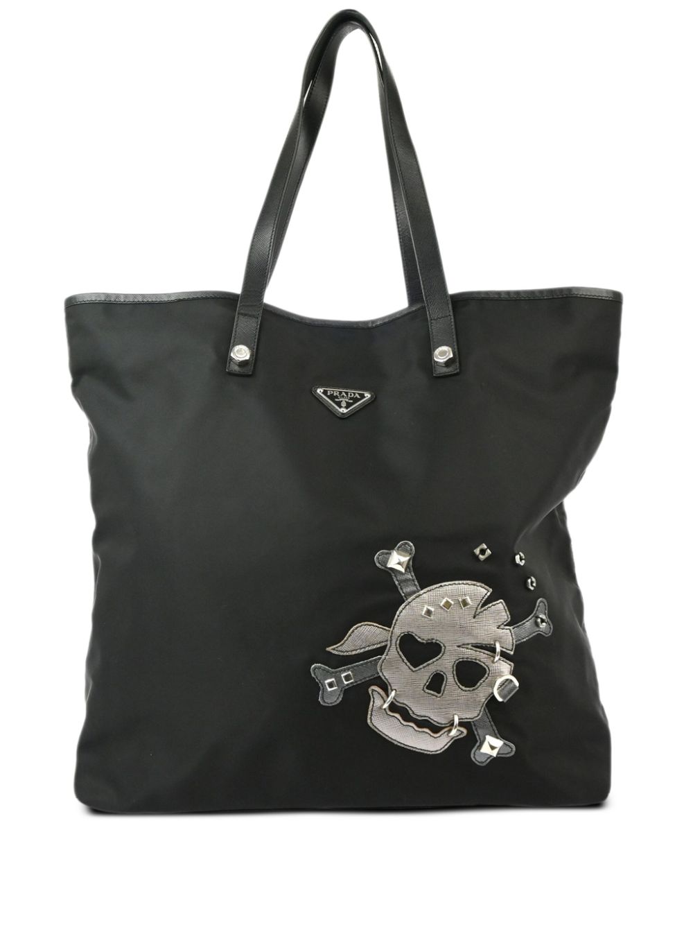 2010s Skull Studded tote bag