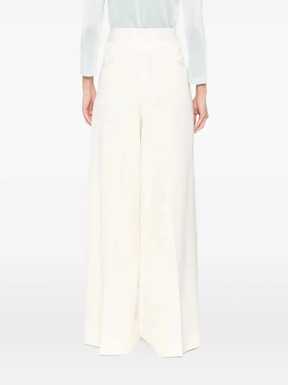 Jil Sander Concealed Fastening Trousers In White