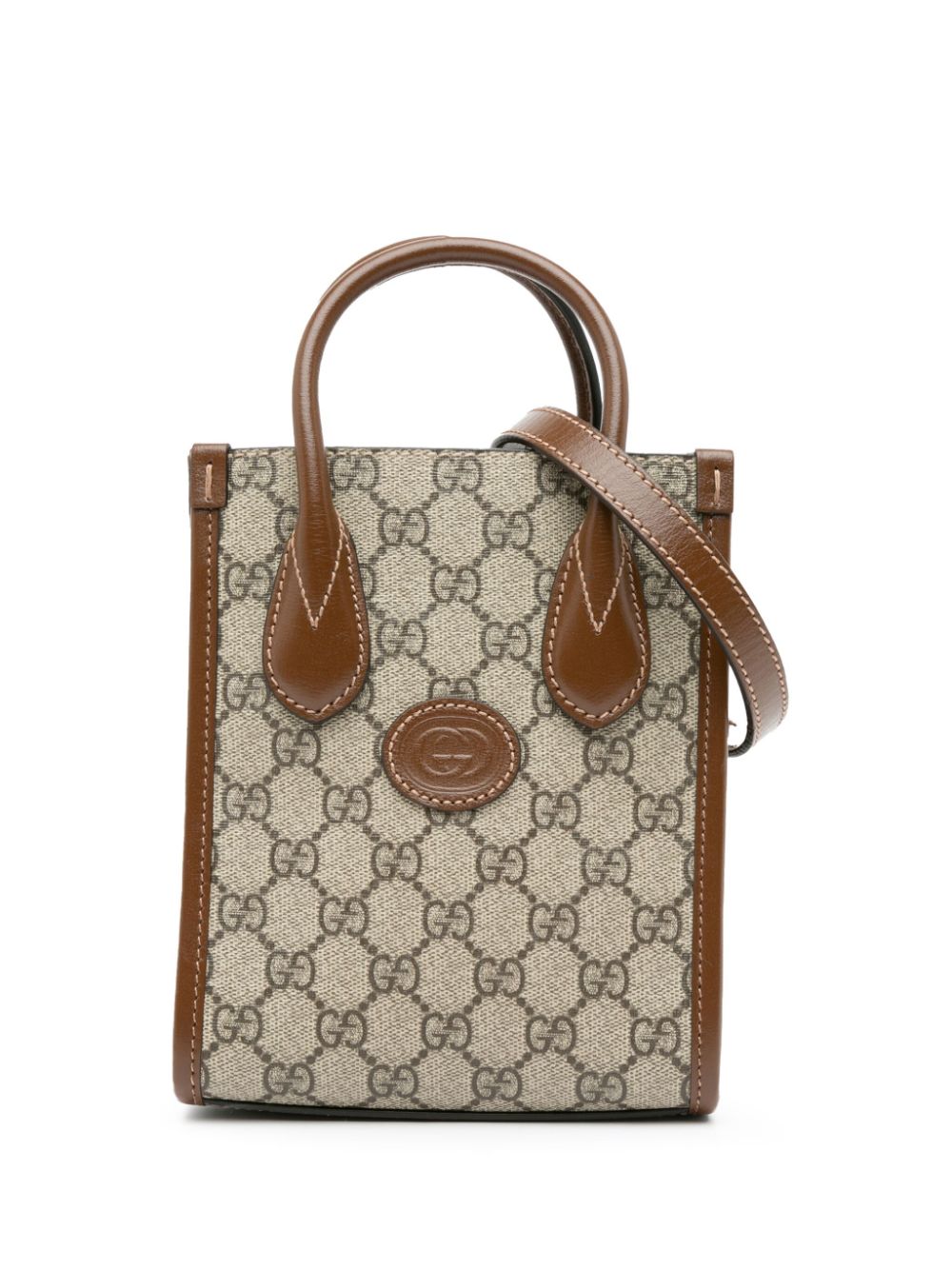 2016-2024 Mini GG Supreme Interlocking G satchel