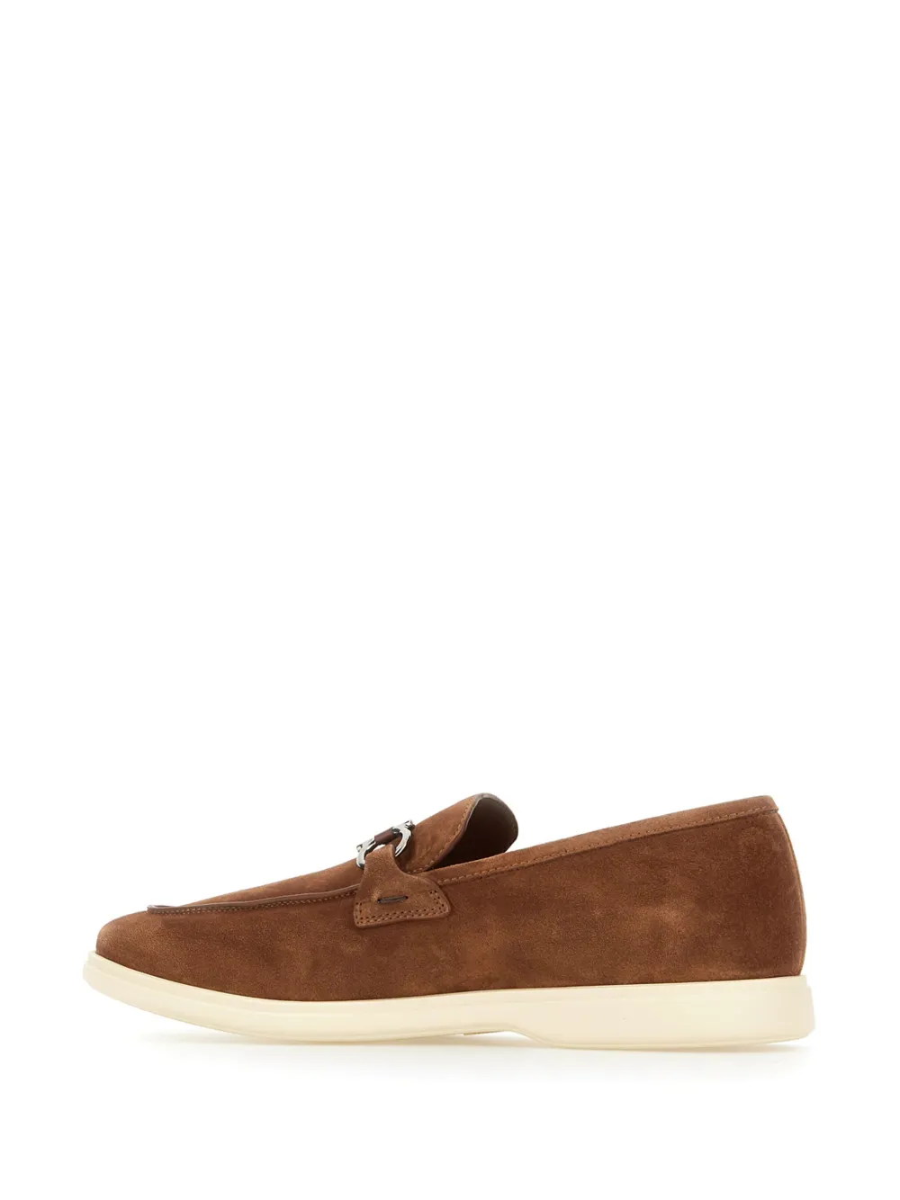 Ferragamo suede loafers Brown