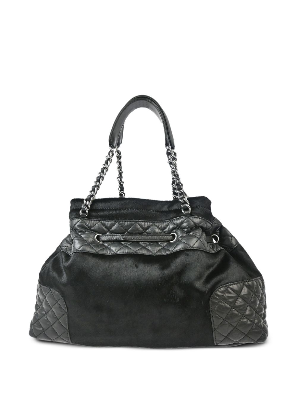 CHANEL Pre-Owned 2006 shopper met vlakken - Zwart