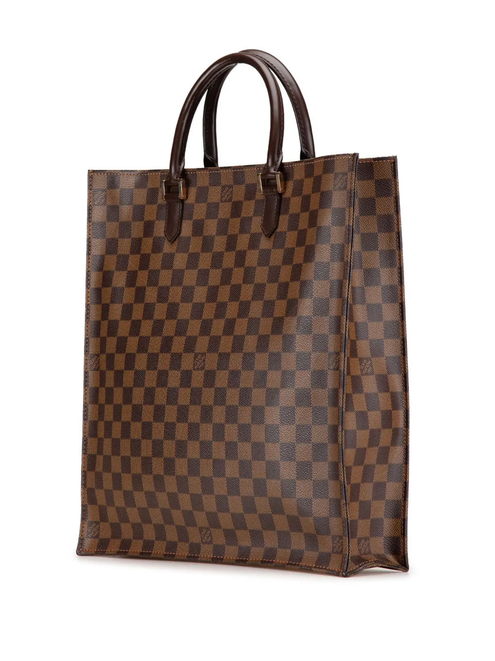 Louis Vuitton Pre-Owned 2005 Damier Ebene Sac Plat tote bag - Bruin