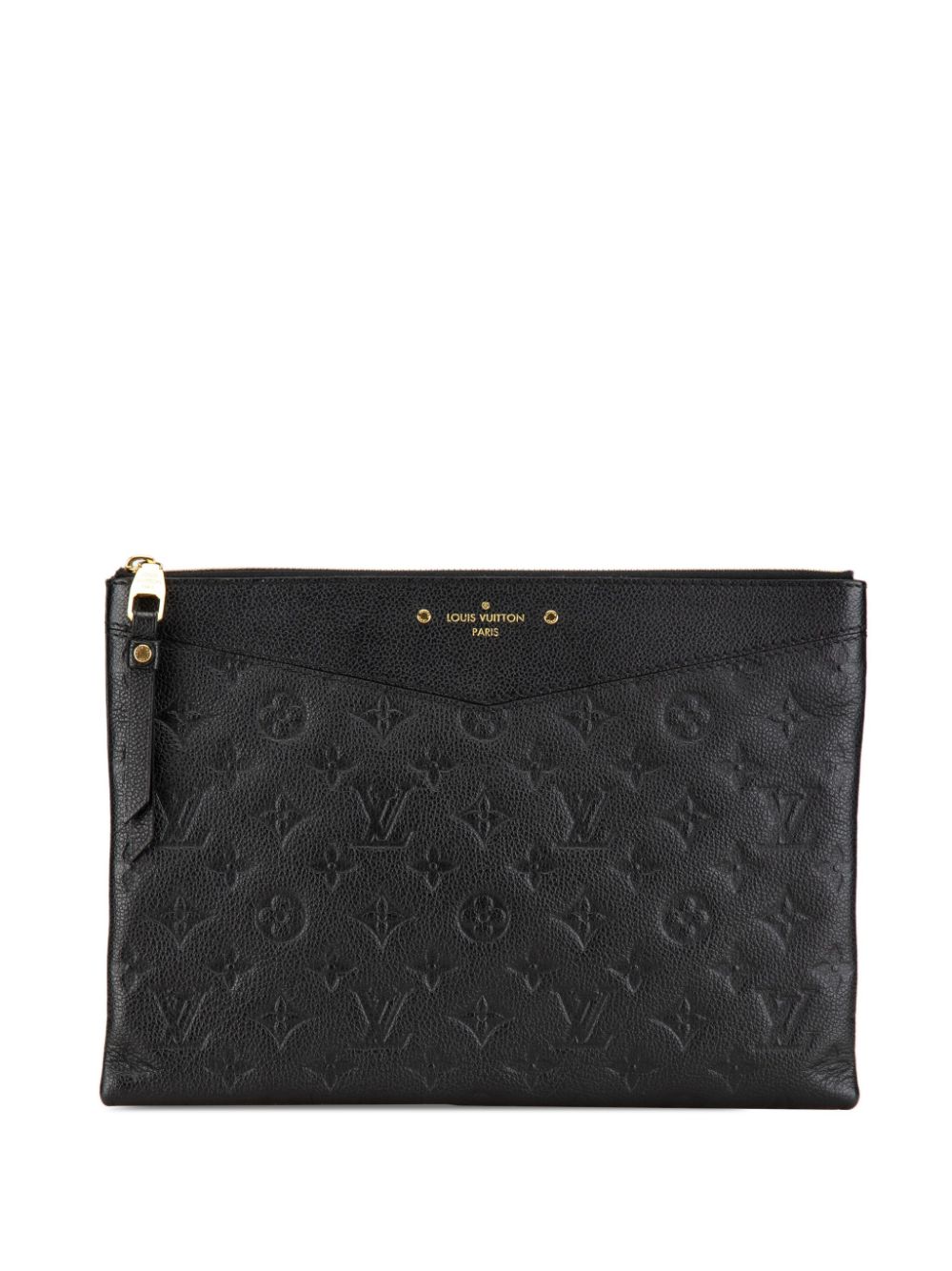 Louis Vuitton Pre-Owned 2018 Monogram Empreinte Daily Pouch clutch bag - Black