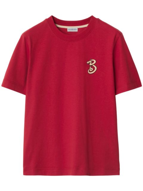 Burberry B Snake cotton T-shirt