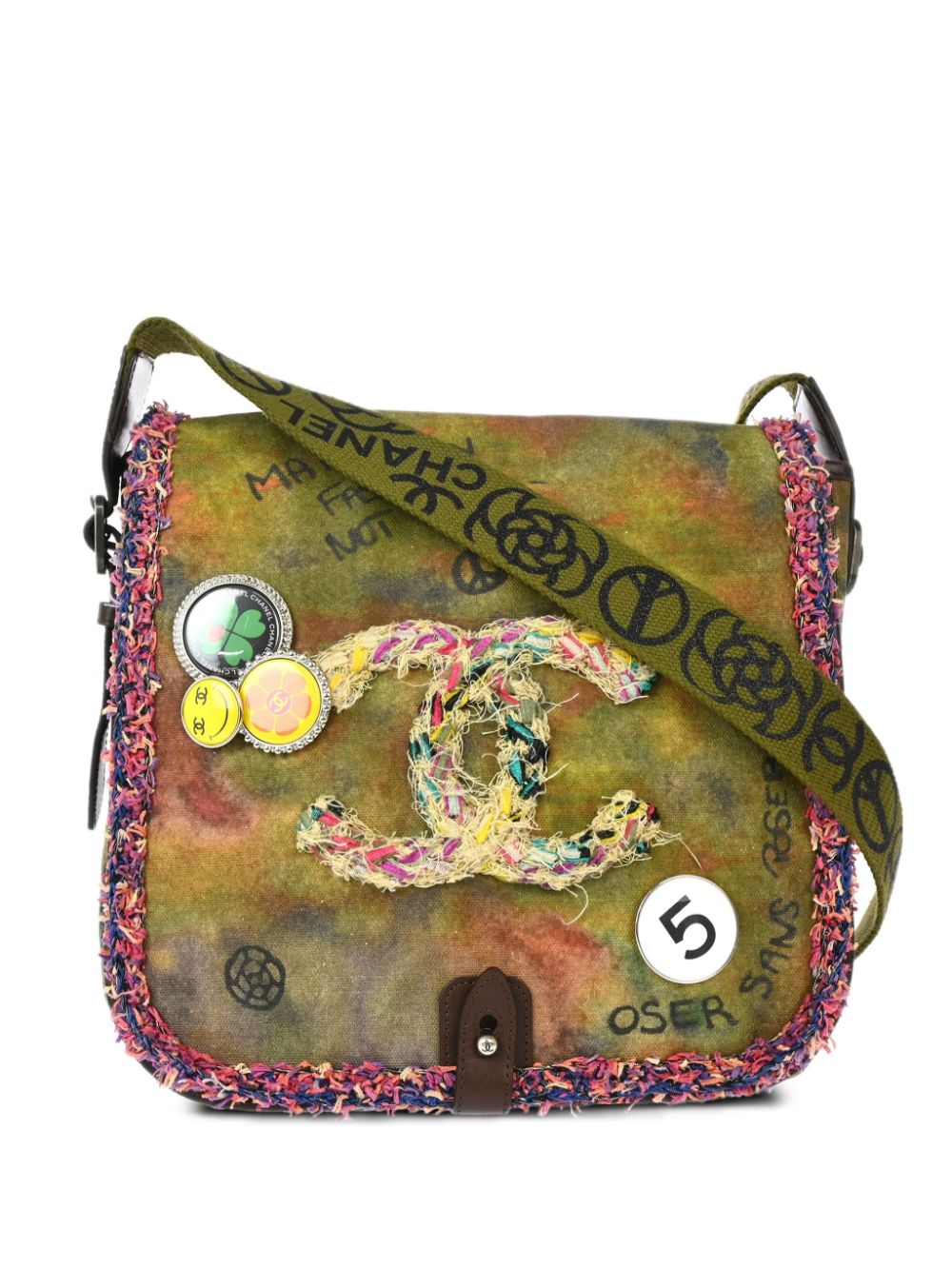 2014 On The Pavements Graffiti crossbody bag