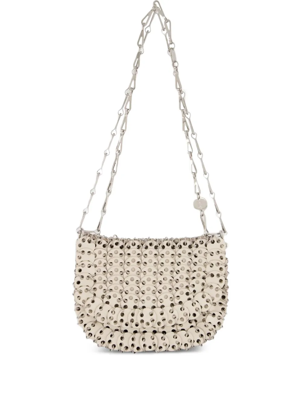 Rabanne 1969 chainmail-effect shoulder bag | Neutrals | Image 1