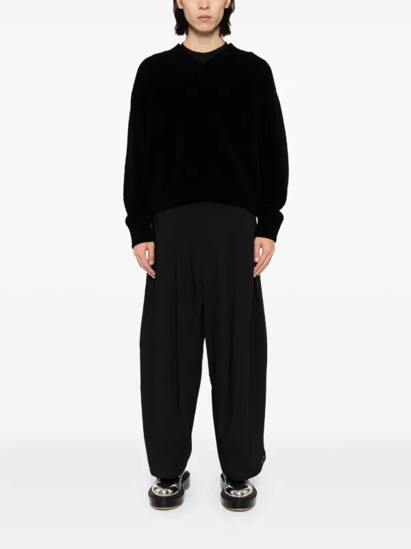 TEAM WANG Design Choices Vネック プルオーバー | ブラック | FARFETCH JP