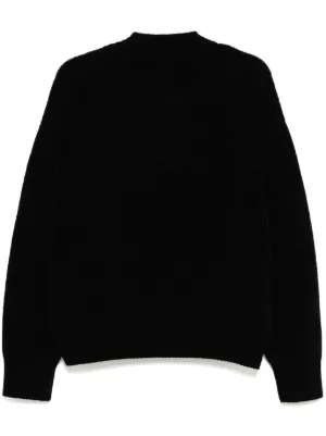【TEAM WANG】V Neck Knitted Sweater TEAM WANG design Knitted Sweaters for Men - Shop Now on FARFETCH