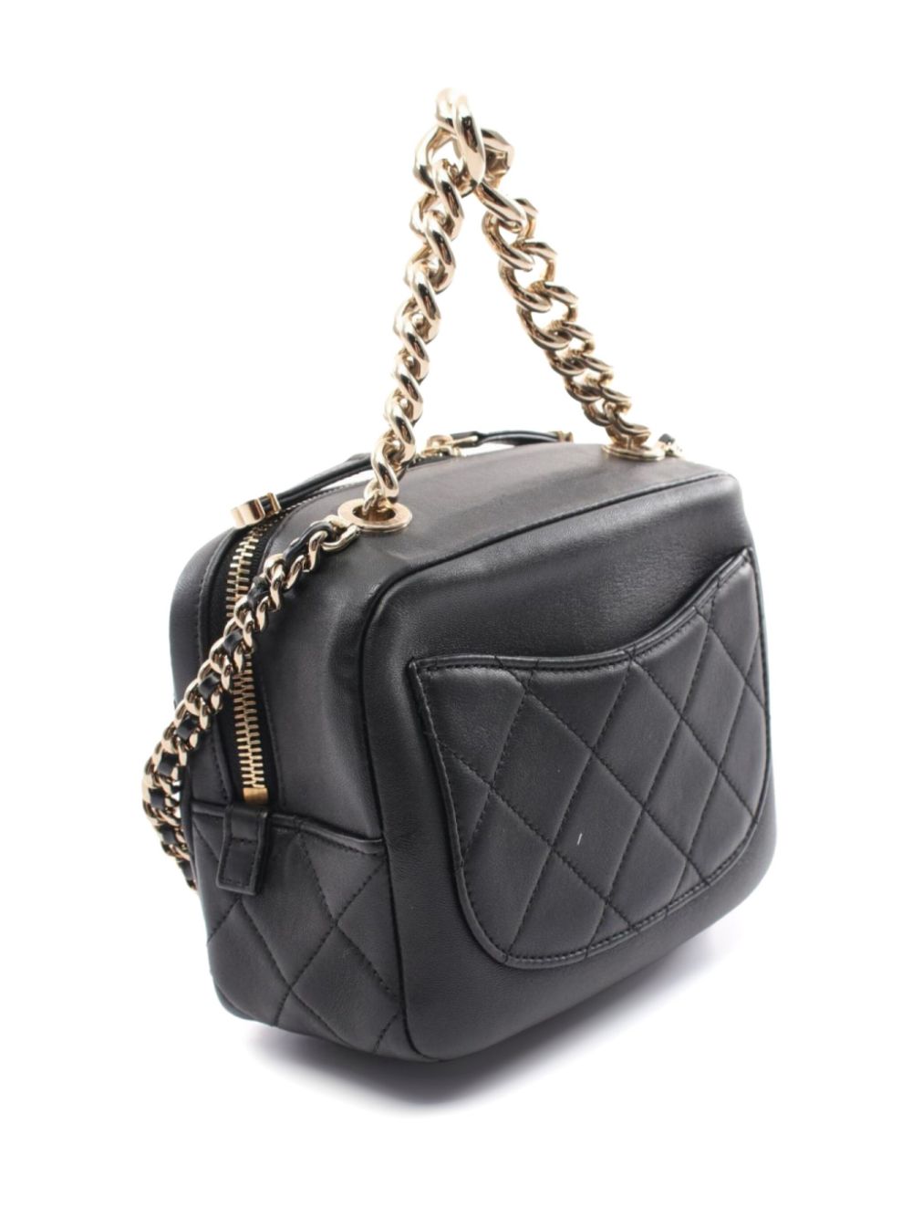 CHANEL Pre-Owned 2019 CC schoudertas met logo - Zwart