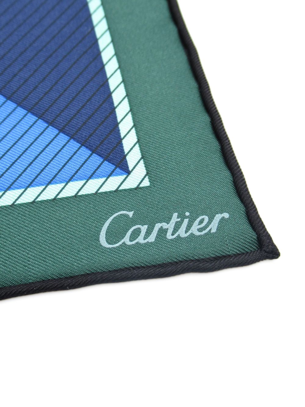 Cartier 2020s silk scarf - Blue