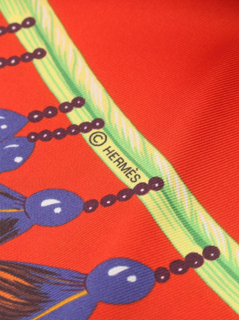 Hermès Pre-Owned 2020s Twilly Brazil Brazil scarf - Rood