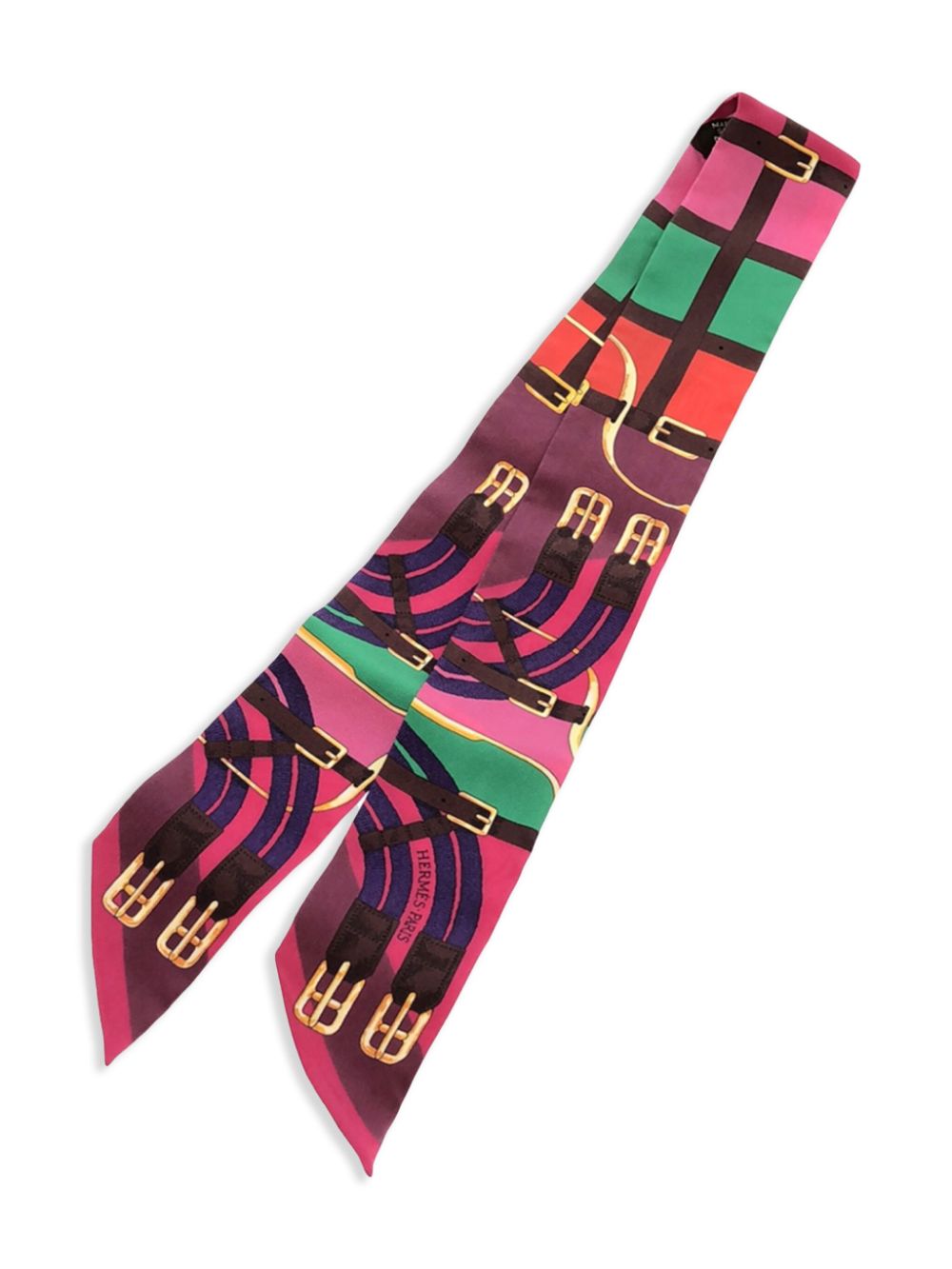 Hermès Pre-Owned 2010s Twilly scarf - Roze