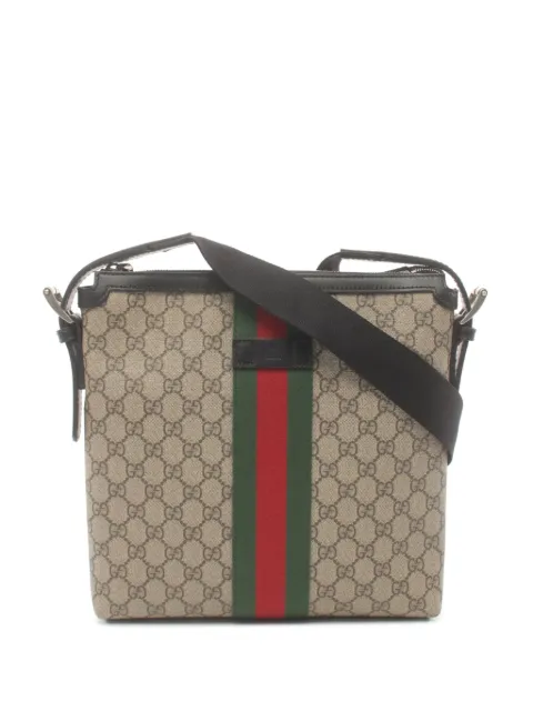 Gucci Pre-Owned mochila tipo mensajero con motivo GG Supreme 2010