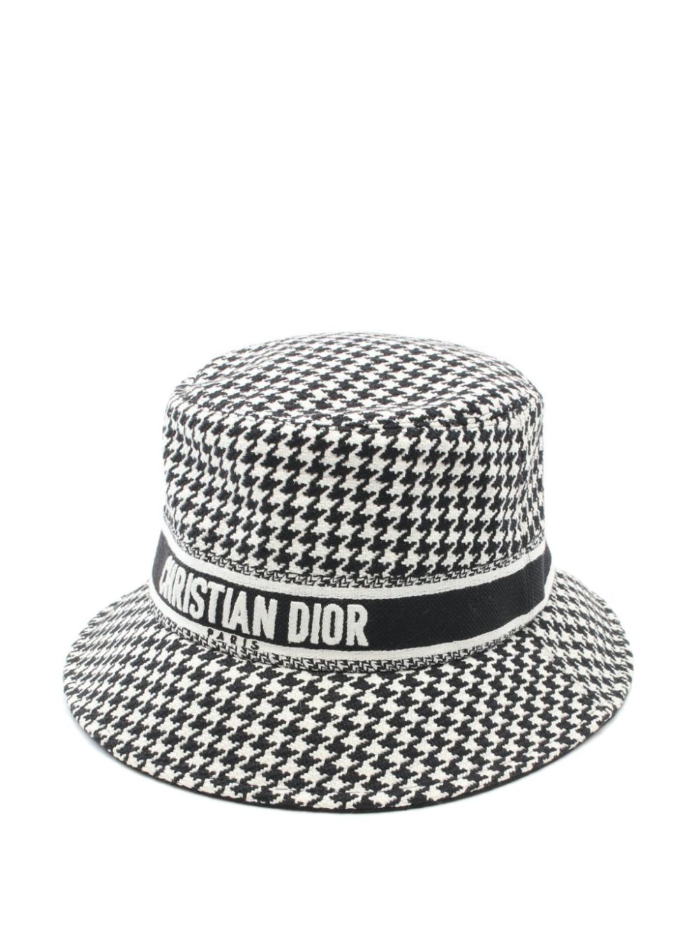 2000s houndstooth bucket hat