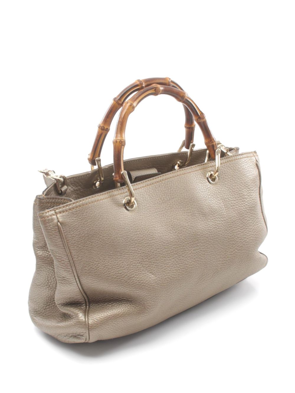 Gucci Pre-Owned 2000s medium Bamboo tote bag - Beige