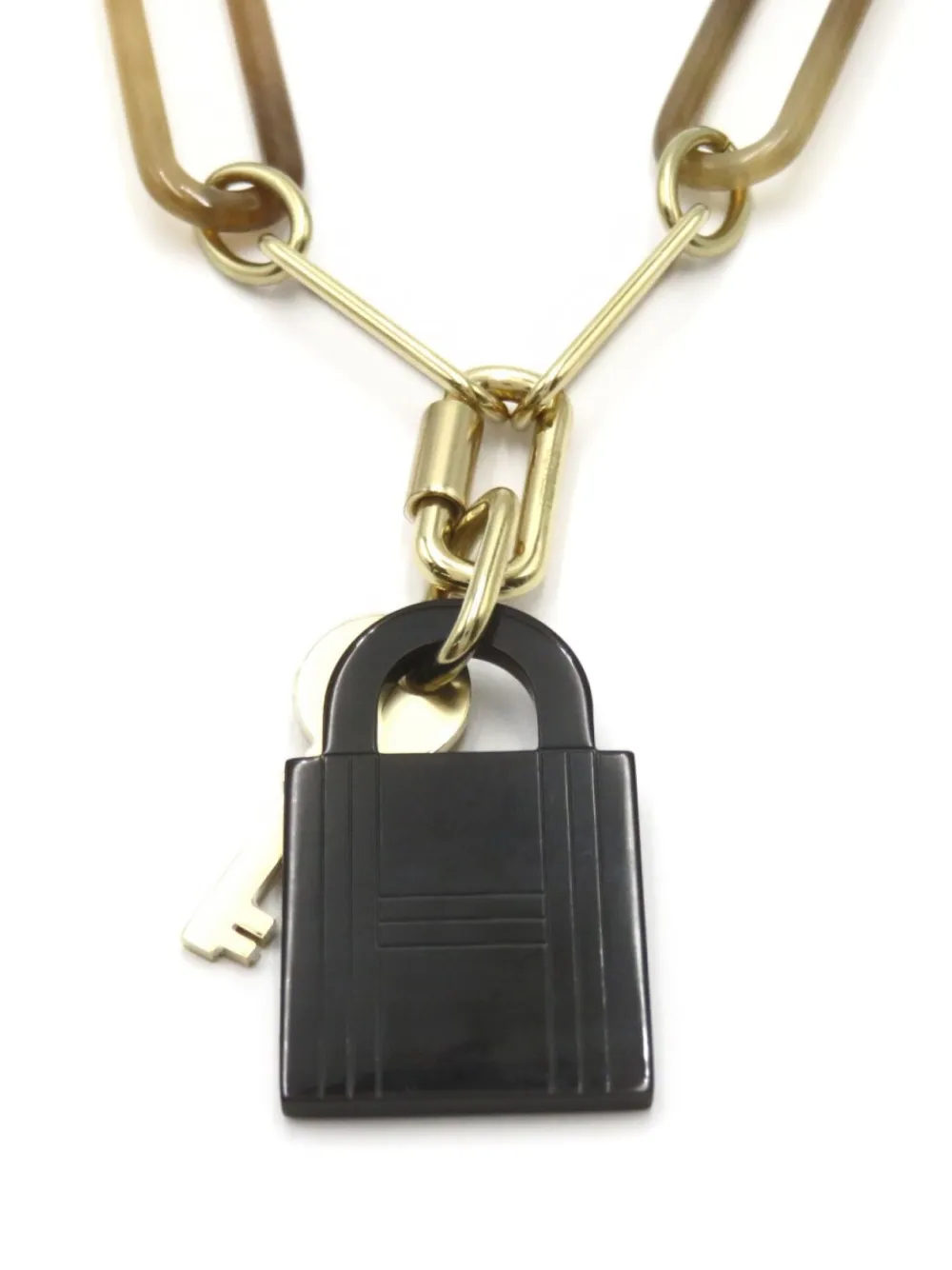 Hermès Pre-Owned 2010s halsketting met bedel - Goud