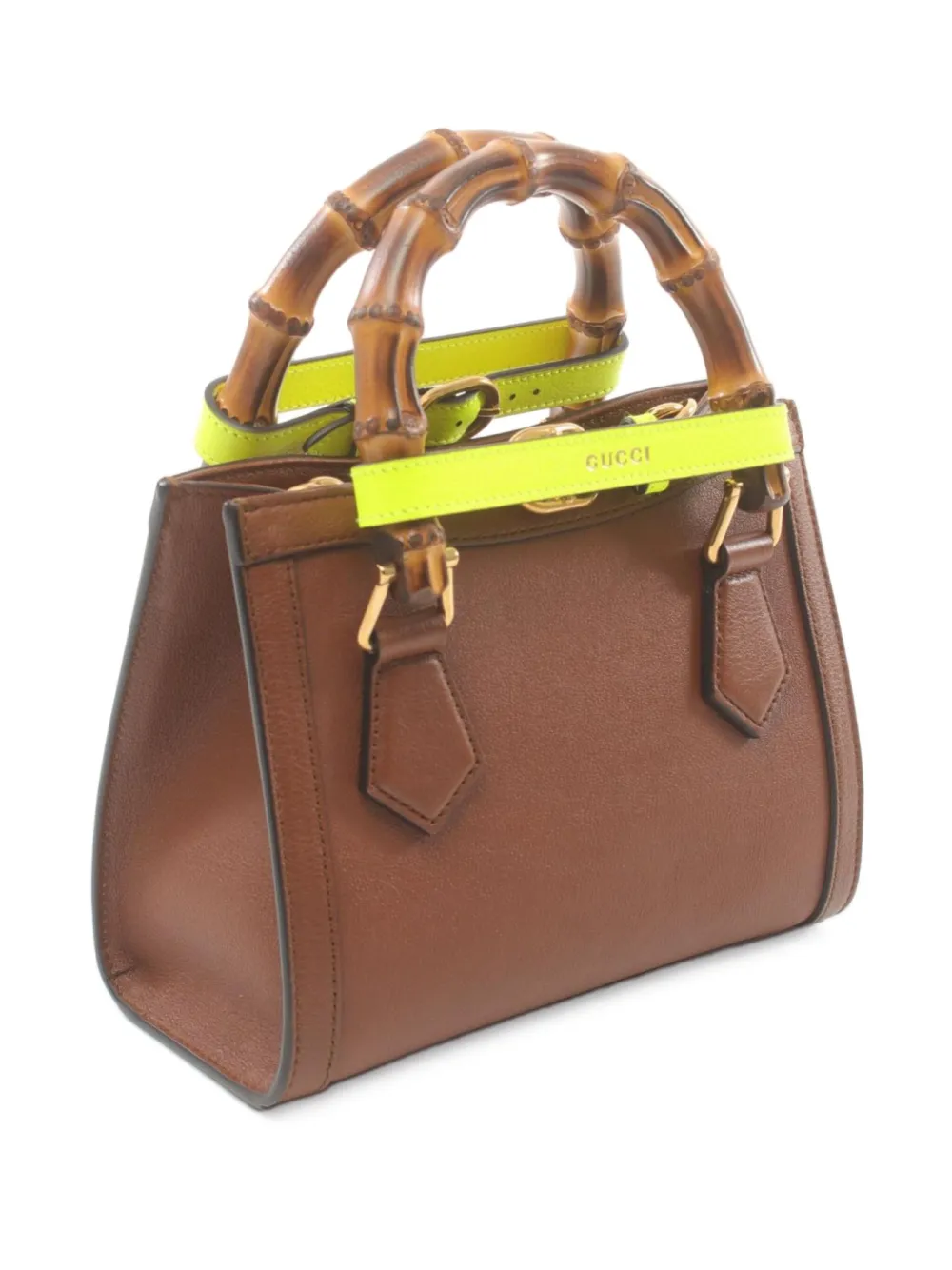 Gucci Pre-Owned 2010 mini Diana handbag - Bruin