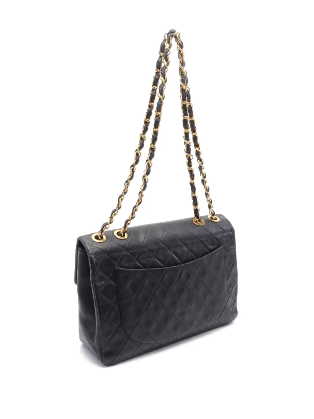 CHANEL Pre-Owned 1994-1996 Decamatlassé 34 schoudertas - Zwart