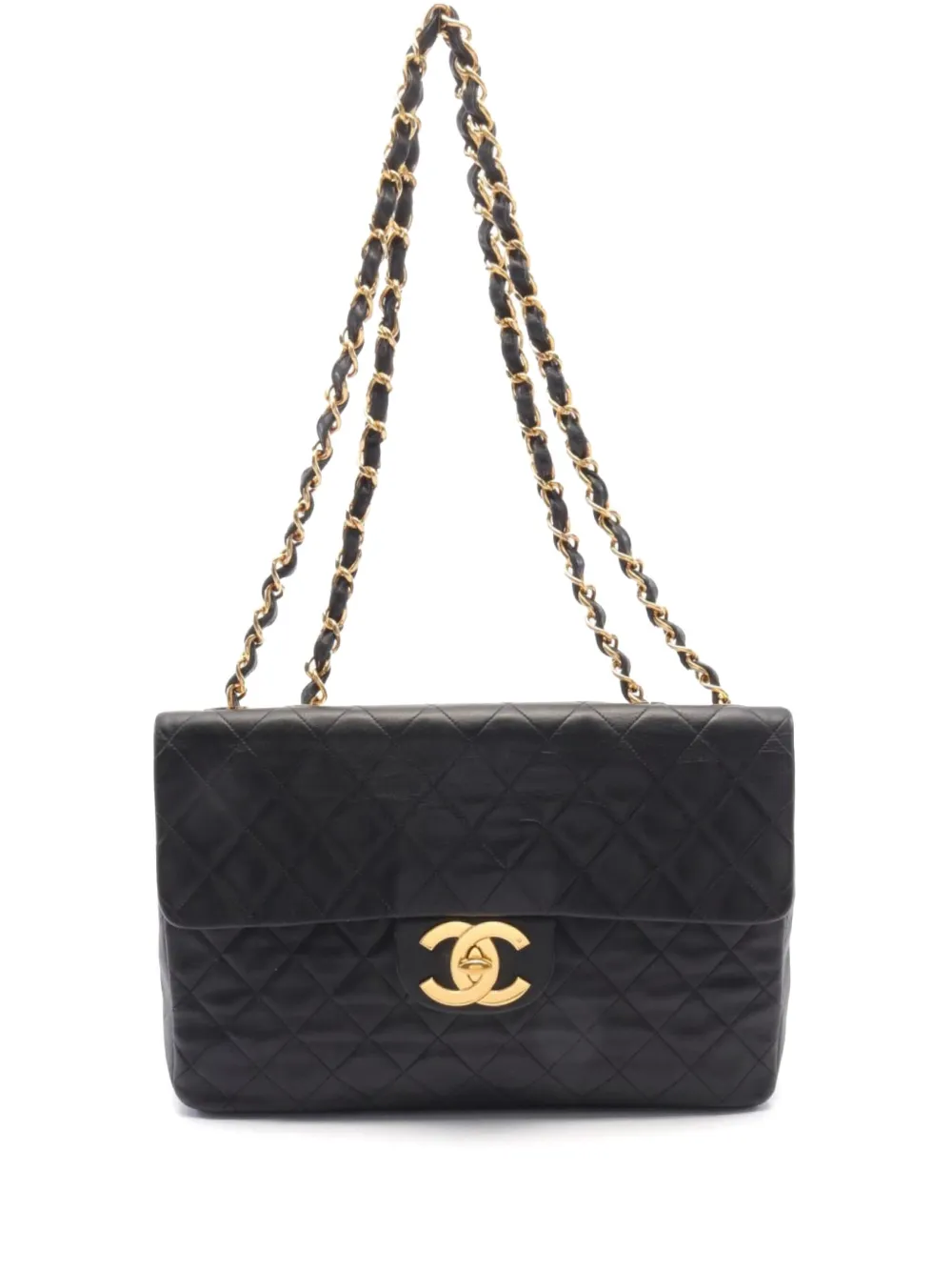 CHANEL Pre-Owned 1991-1994 Decamatlassé 34 shoulder bag | Black | Image 1