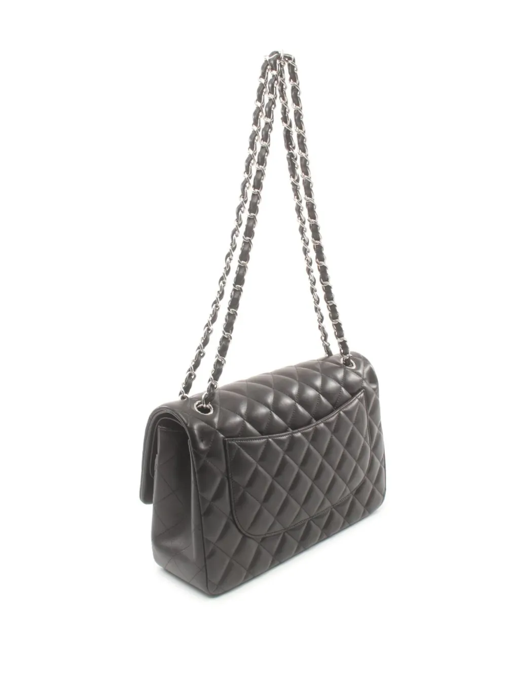 CHANEL Pre-Owned 2012 jumbo Double Flap shoulder bag - Zwart