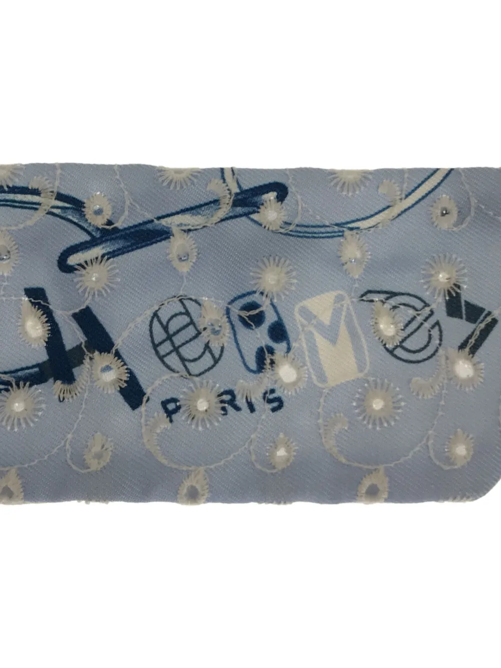 Hermès Pre-Owned 2020s Do Re Boucles Twilly scarf - Blauw
