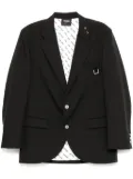 TEAM WANG design Choices oversized jacket - Black