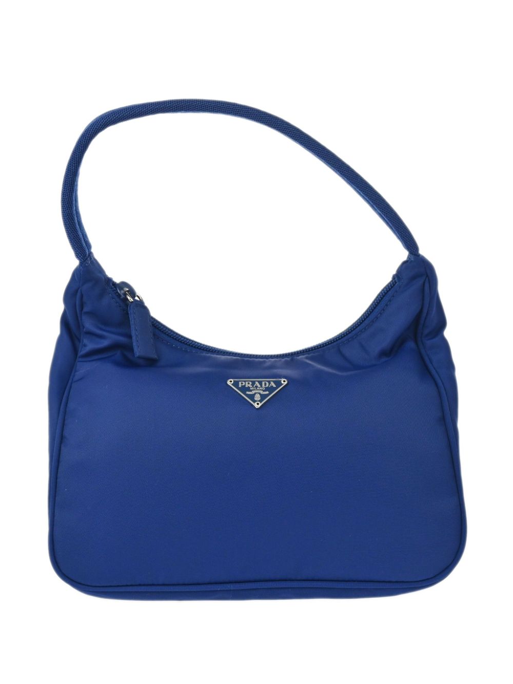 1990-2000s enamel triangle logo shoulder bag