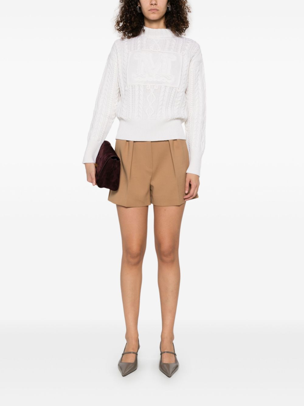 Max Mara Miranda sweater - Wit