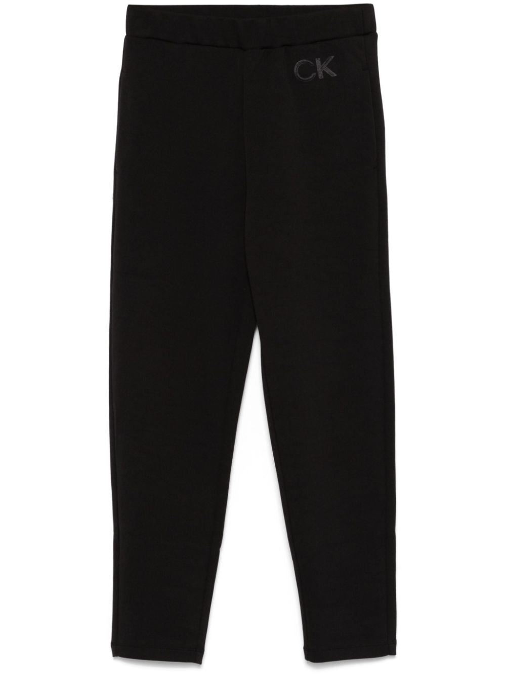 satin-CK tailored sweatpants