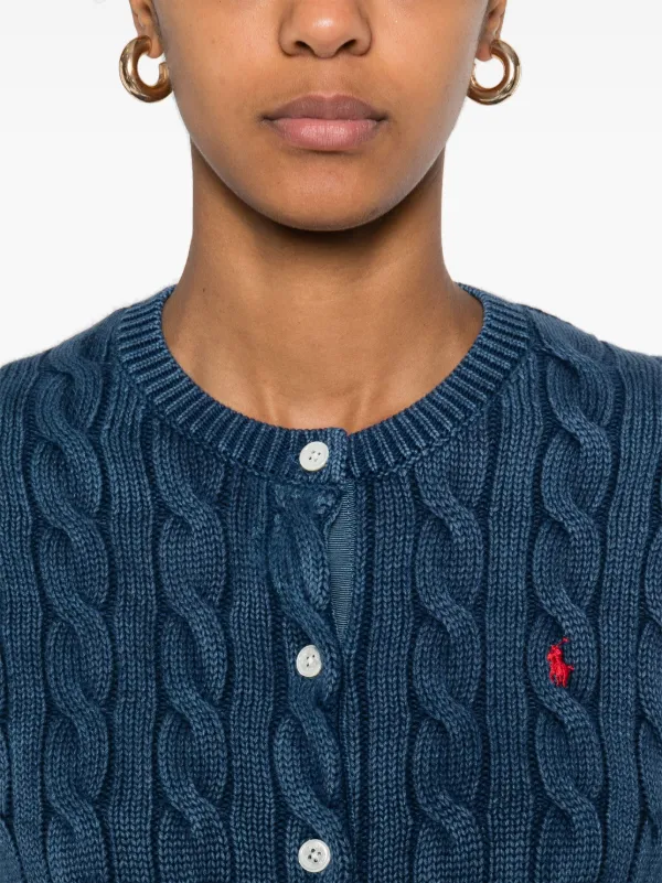［期間限定販売］Polo Ralph Lauren ケーブルニット カーディガン ケーブルニット コットン カーディガン | POLO RALPH LAUREN