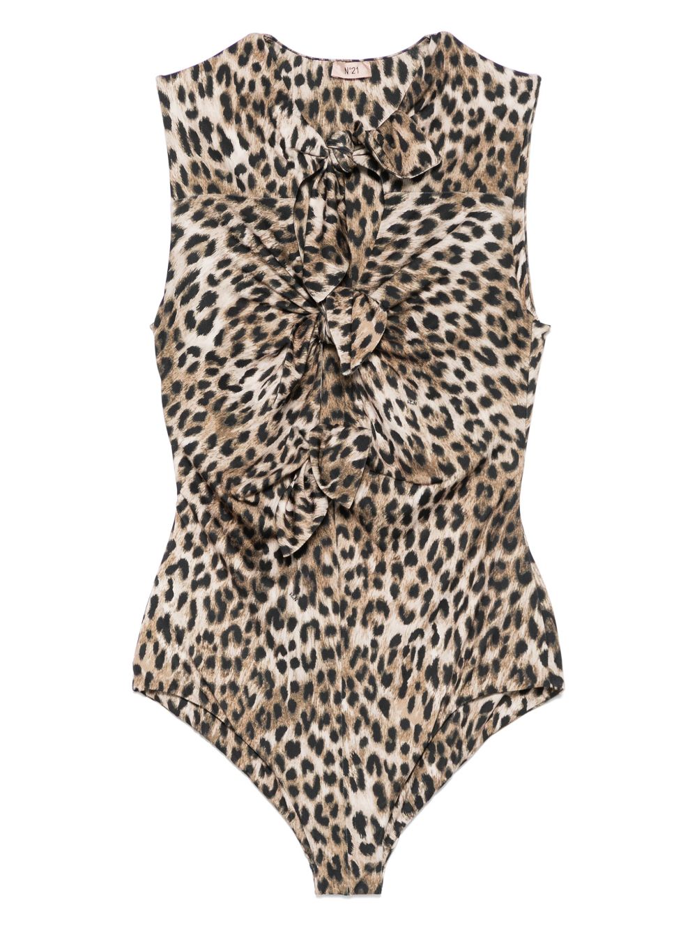 N°21 LEOPARD-PRINT SWIMSUIT