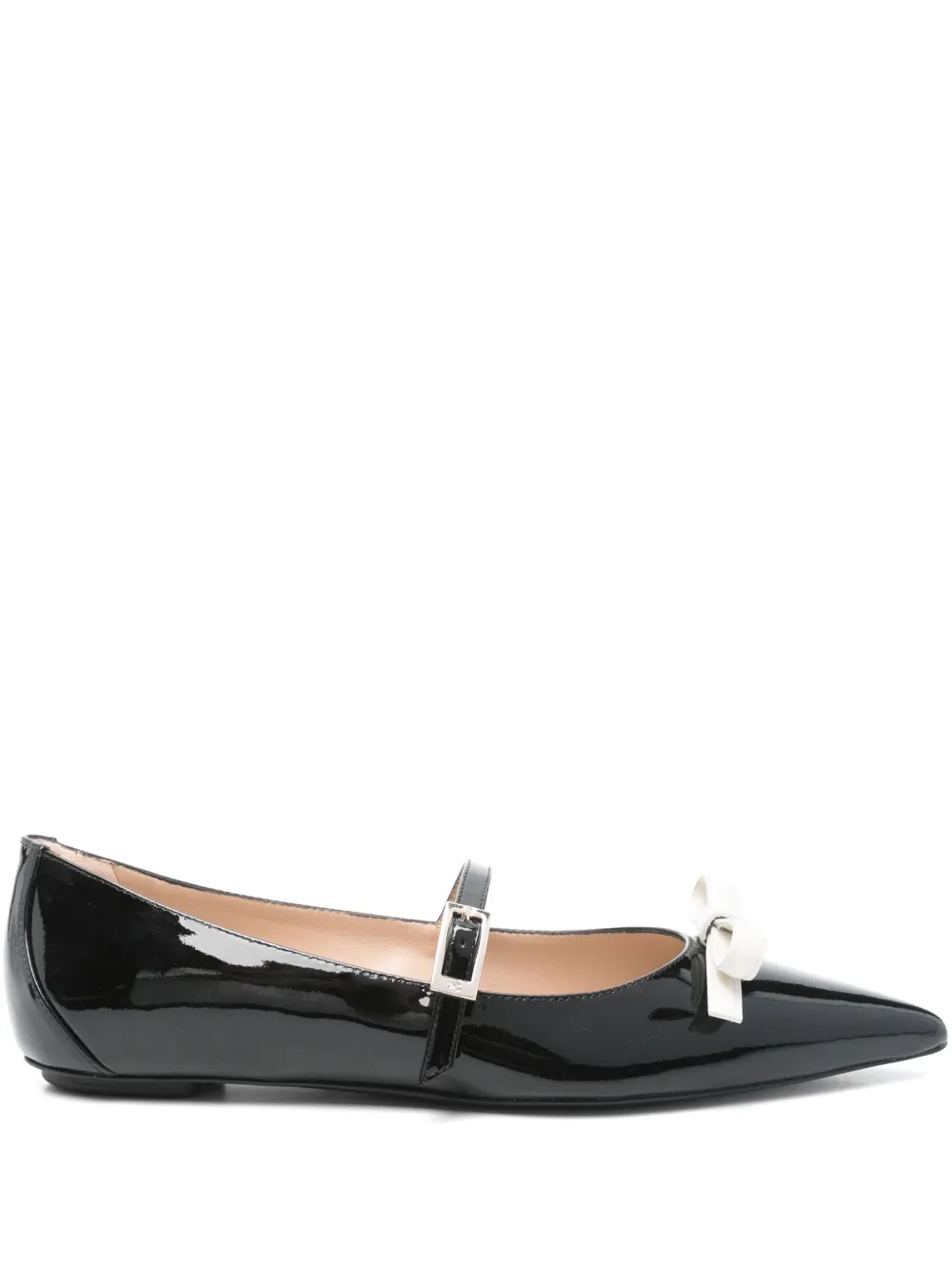 Stuart Weitzman Felicity ballet flats Zwart