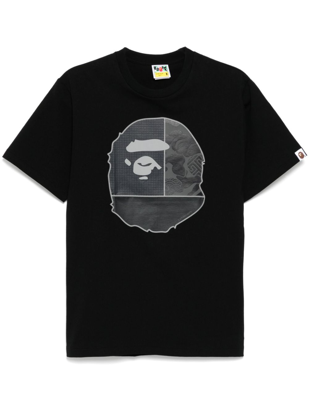 A BATHING APE® logo-printed T-shirt – Black