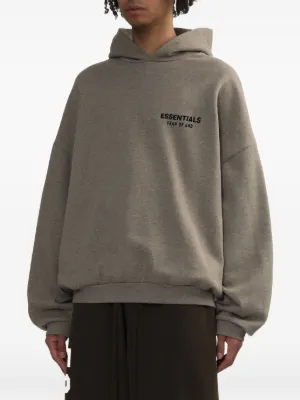 logo-print hoodie 4