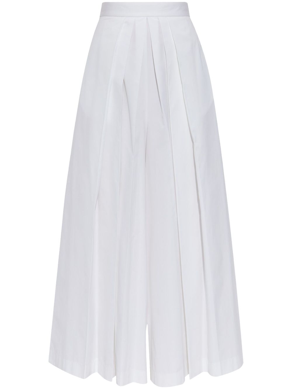 Fabiana Filippi pleat-detailing trousers - White