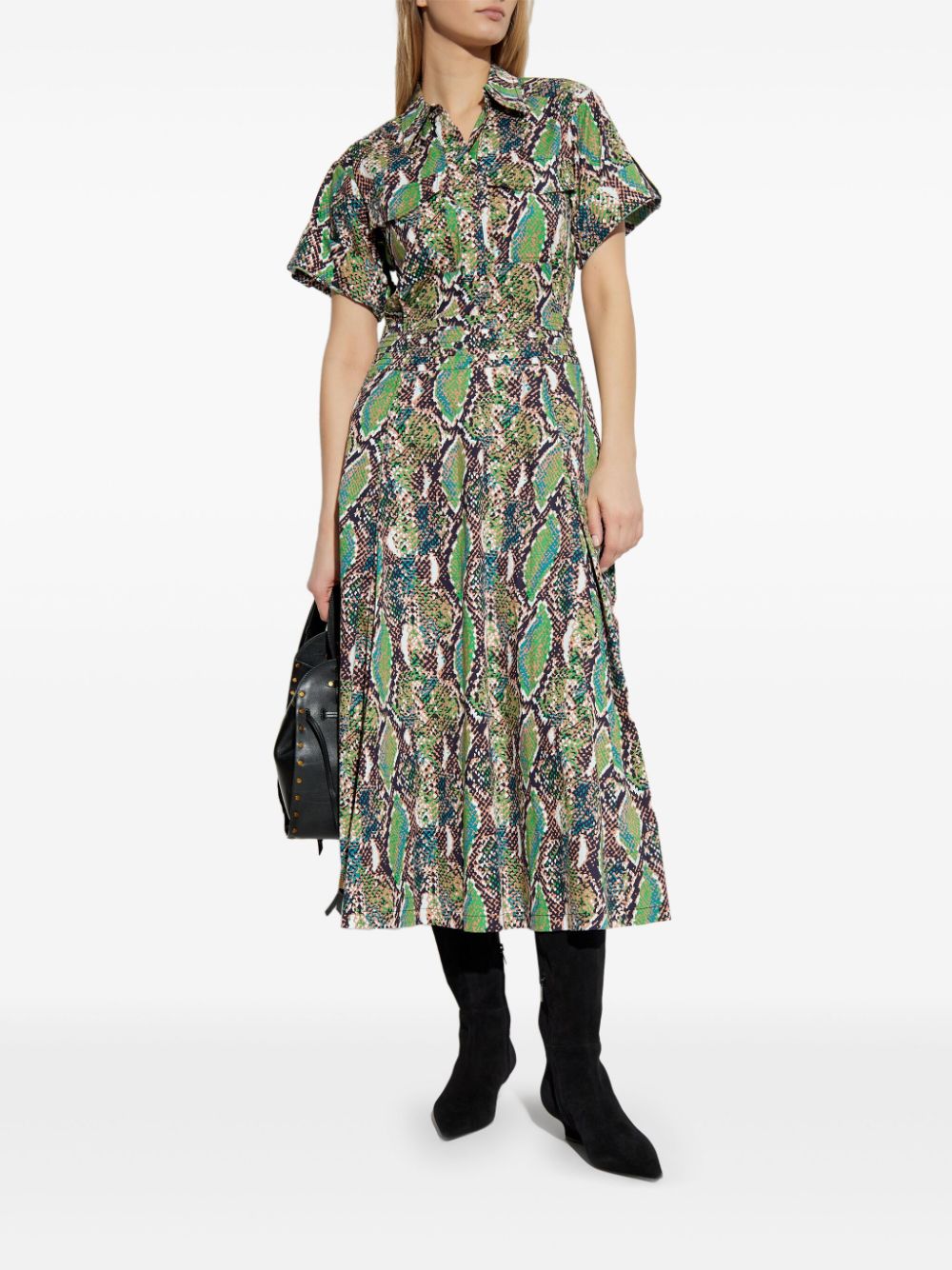 DVF Diane von Furstenberg Hadara dress - Groen