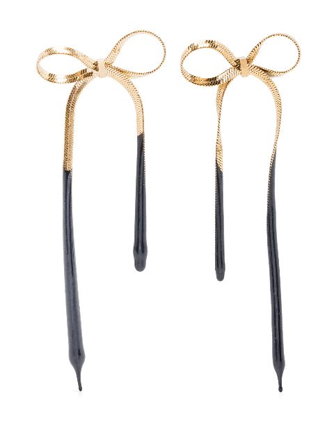 Ottolinger boucles d'oreilles à détail de nœud