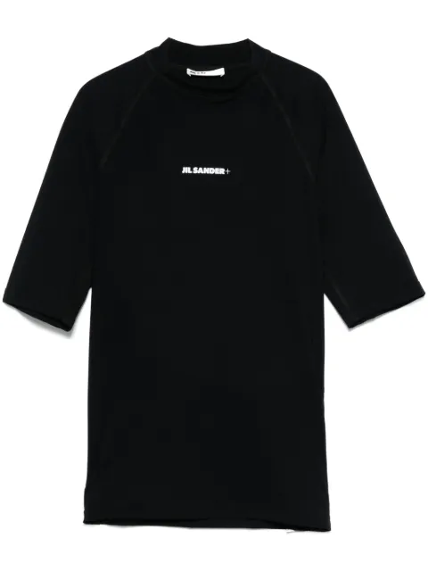 Jil Sander playera con logo estampado