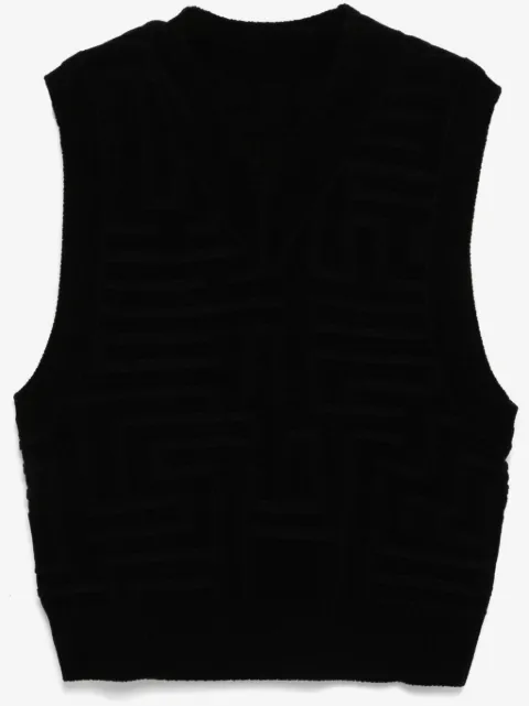 TEAM WANG design Choices jacquard vest