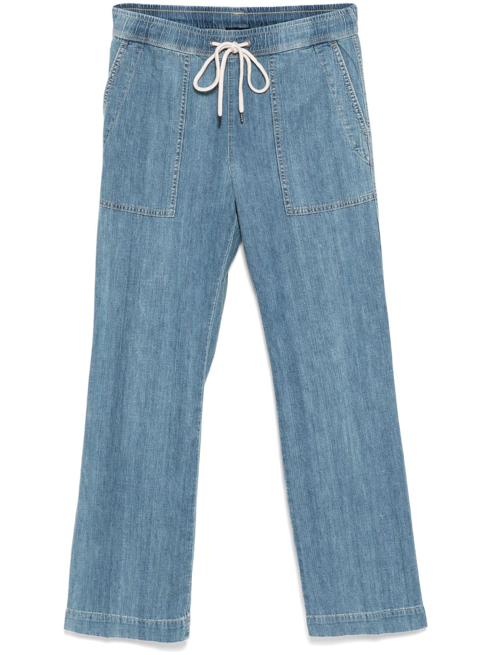 James Perse Wide Leg Pull On denim - Blue