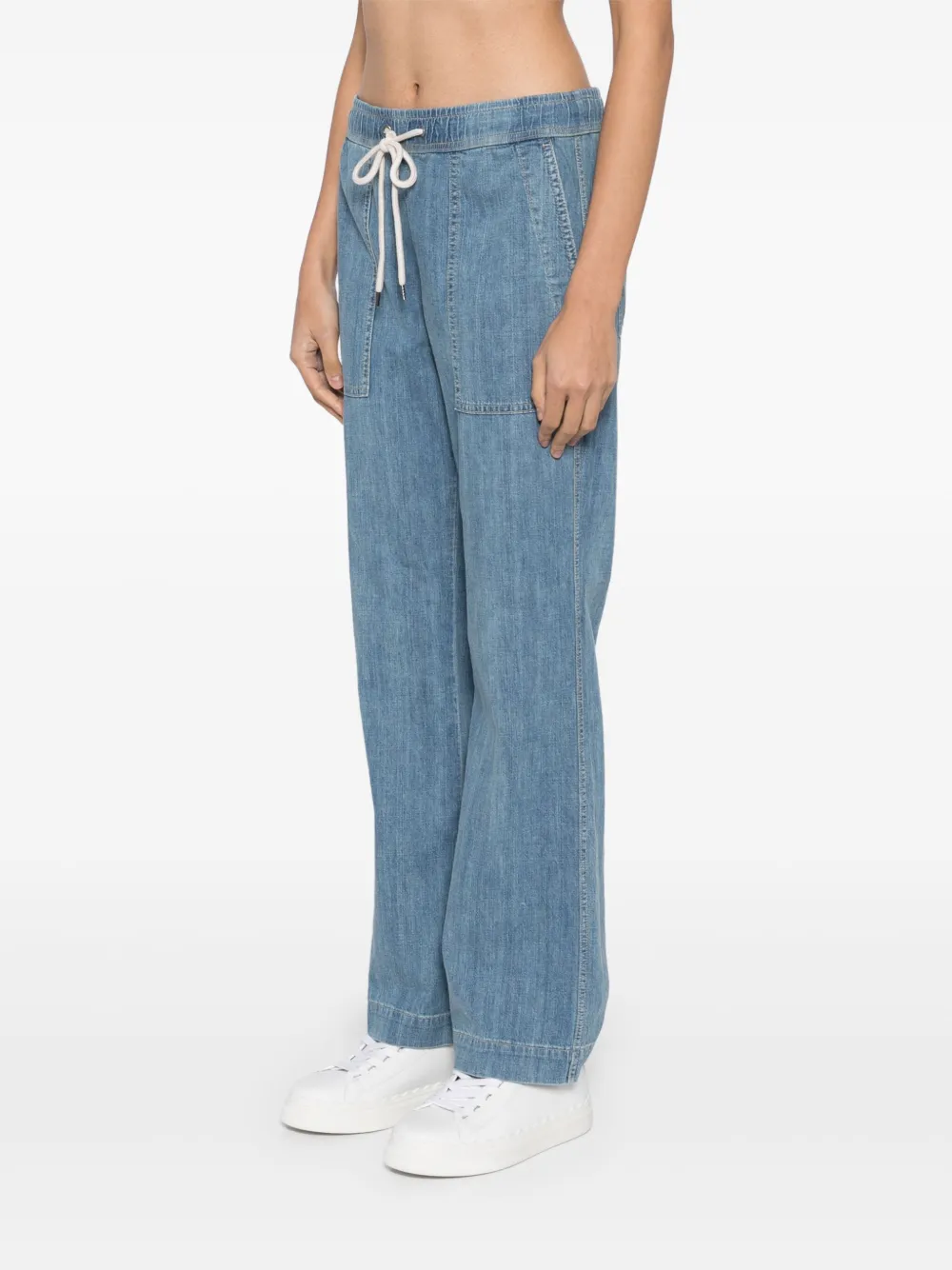 JAMES PERSE WIDE LEG PULL ON DENIM
