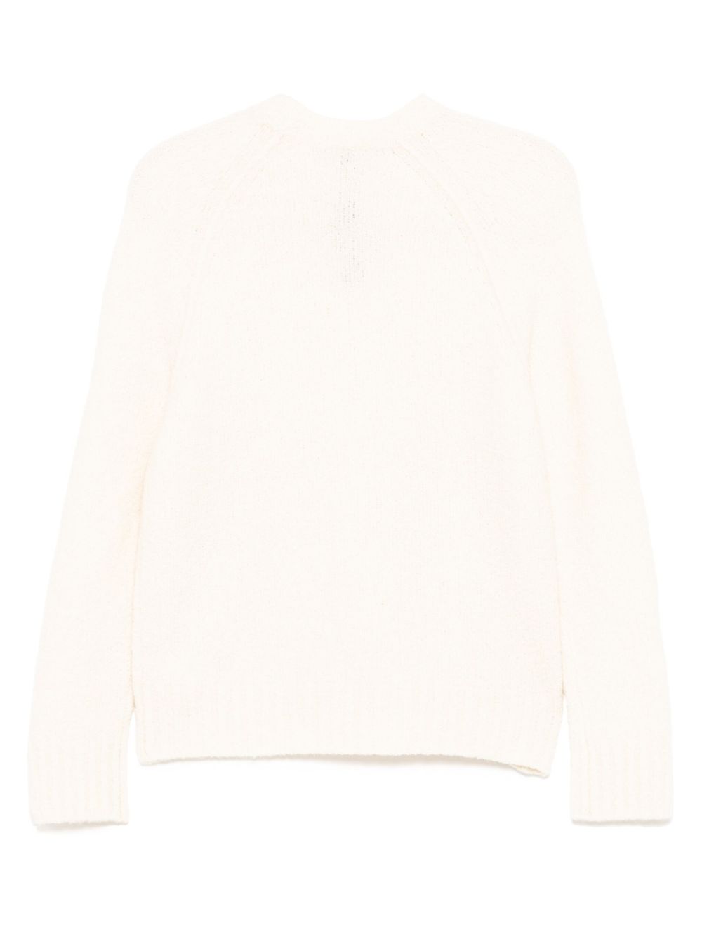 James Perse Cashmere Boucle Mock Neck sweater - White