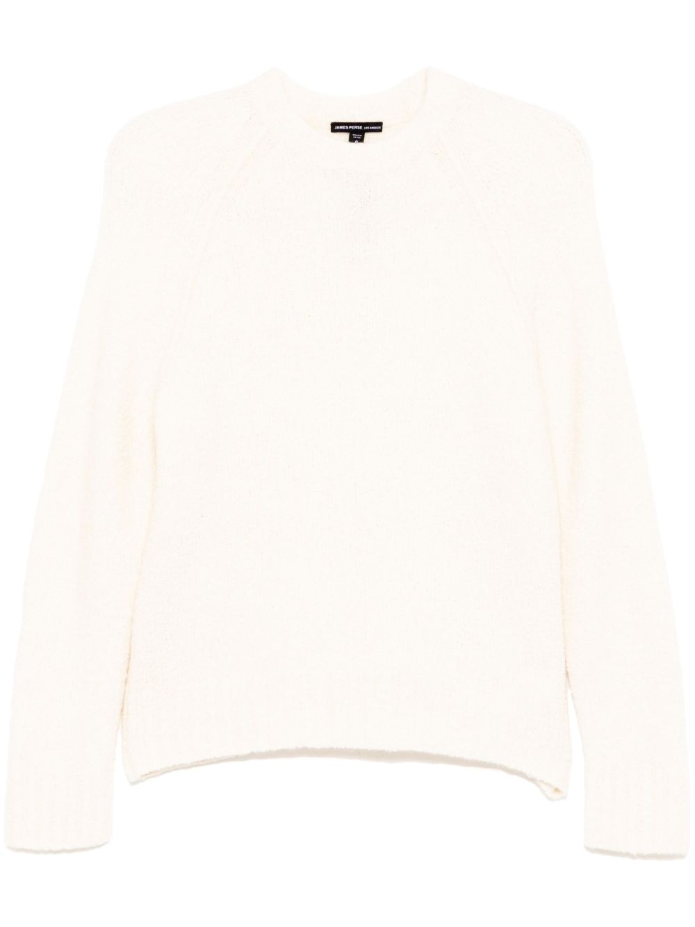 James Perse Cashmere Boucle Mock Neck sweater - White